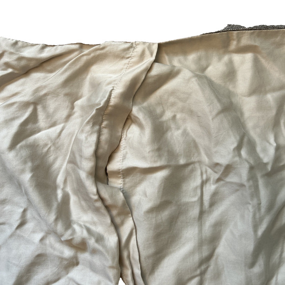 West Elm Euro Sham 26" Silky Tencel Striated in Elm Pillow Case - Picture 6 of 7